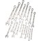 Dynamic Tools 19 Piece Metric Combo Wrench Set, Mirror Chrome, 6mm - 24mm D074203 - alternate 1